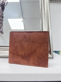 Svetlo rjava usnjena moška denarnica