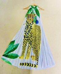 Obleka s potiskom geparda
