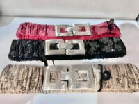 Elastičen pas z bleščicami