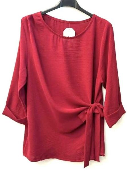 Lahkotna bluza s pentljo