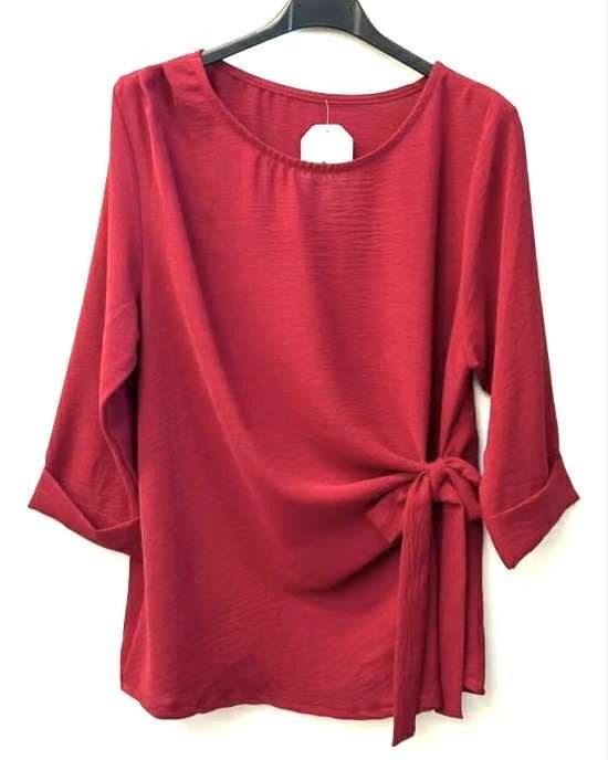 Lahkotna bluza s pentljo