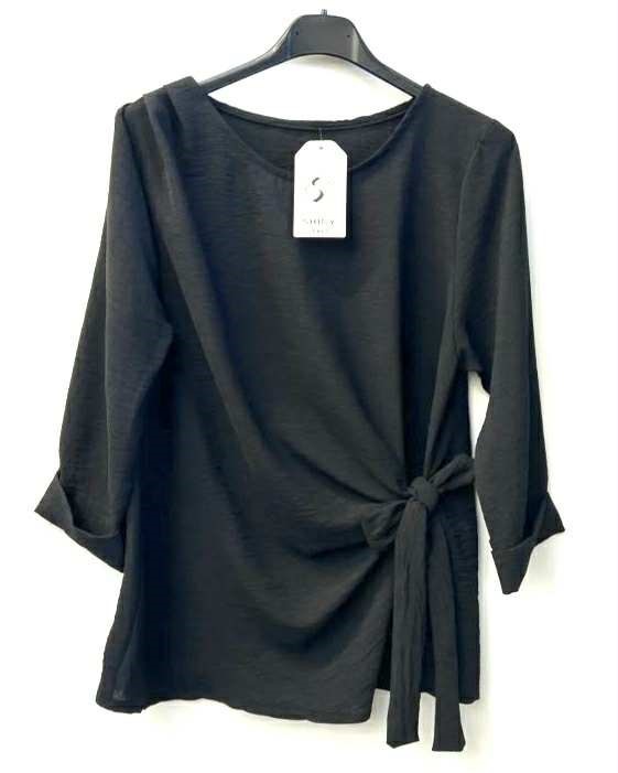 Lahkotna bluza s pentljo