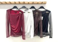 Prosojna mrežasta majica