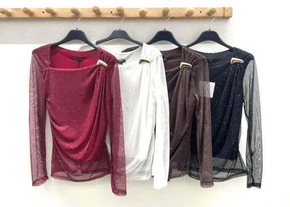 Prosojna mrežasta majica