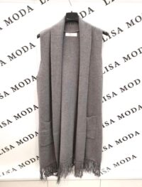 Pleten brezrokavnik z resicami