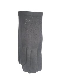 Črne rokavice z bleščicami