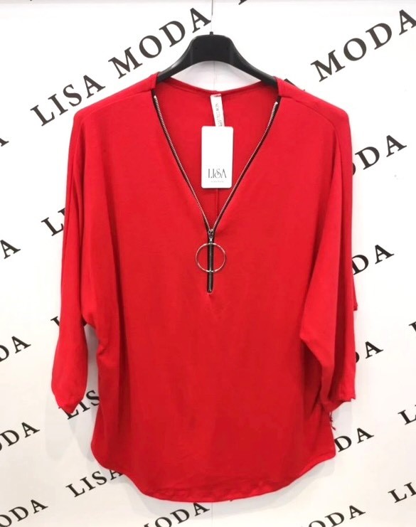 Topla bluza z zadrgo