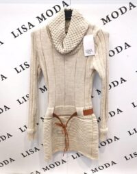 Pletena tunika s pasom