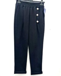 Hlače z zlatimi gumbi