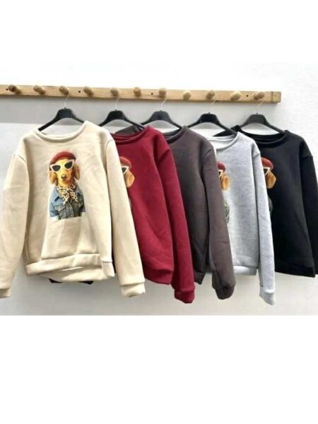 Bombažen topel pulover