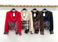 Bluza s karo potiskom