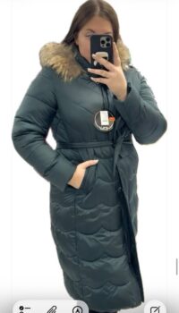 Petrolej zelena bunda z mucko