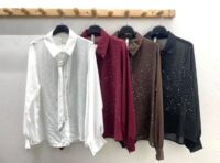 Bleščeča srajca s kravato