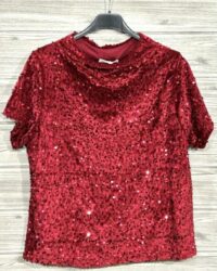 Kratka majica z bleščicami