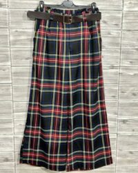 Črno rdeče karo hlače